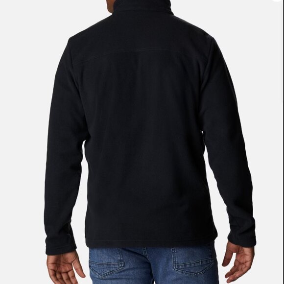 Columbia Men’s Trail III Full Zip Fleece Jacket Large Black New Lightweight - Picture 2 of 12